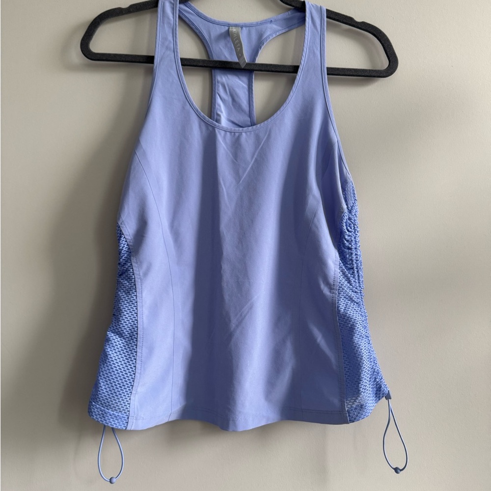 Athleta Yosemite Ruched Drawstring Side Racerback Tank